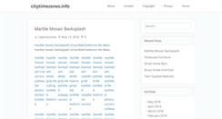 Desktop Screenshot of citytimezones.info